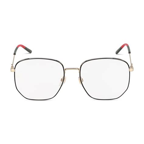 gucci oprawki do okularów|Oversized geometric optical frame .